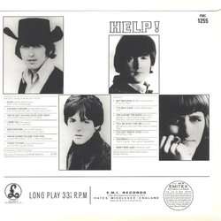Help! サウンドトラック (The Beatles, Paul McCartney, Ken Thorne) - CD裏表紙