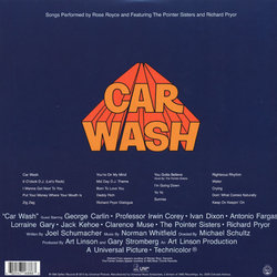 Car Wash サウンドトラック (Various Artists, Norman Whitfield) - CD裏表紙