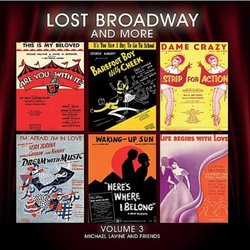 Lost Broadway, Vol. 3 Ścieżka dźwiękowa (Michael Lavine) - Okładka CD