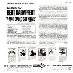 A Man Could Get Killed Soundtrack (Bert Kaempfert) - CD Back cover