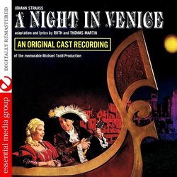 Johann Strauss: A Night In Venice Soundtrack (Ruth Martin, Thomas Martin) - CD cover