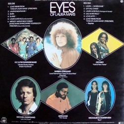 Eyes of Laura Mars Ścieżka dźwiękowa (Various Artists, Artie Kane) - Tylna strona okladki plyty CD