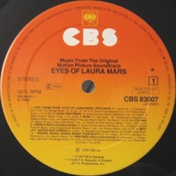 Eyes of Laura Mars Soundtrack (Various Artists, Artie Kane) - cd-carátula