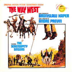 The Way West サウンドトラック (Bronislaw Kaper, Andr Previn) - CDカバー
