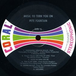 Music To Turn You On サウンドトラック (Various Artists, Pete Fountain) - CDインレイ