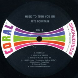 Music To Turn You On サウンドトラック (Various Artists, Pete Fountain) - CDインレイ