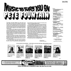 Music To Turn You On Soundtrack (Various Artists, Pete Fountain) - CD Back cover
