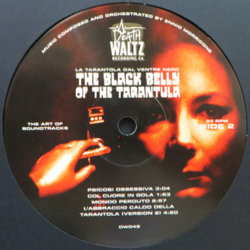 The Black Belly Of The Tarantula サウンドトラック (Ennio Morricone) - CDインレイ