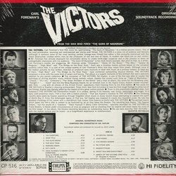 The Victors Colonna sonora (Sol Kaplan) - Copertina posteriore CD