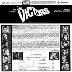 The Victors Soundtrack (Sol Kaplan) - CD Back cover