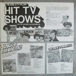 Themes From Hit TV Shows Ścieżka dźwiękowa (Various Artists, 	The Pop Singers And Orchestra) - Tylna strona okladki plyty CD