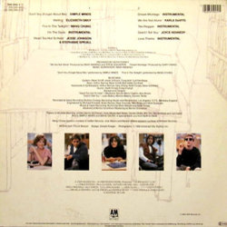 The Breakfast Club サウンドトラック (Various Artists, Keith Forsey) - CD裏表紙