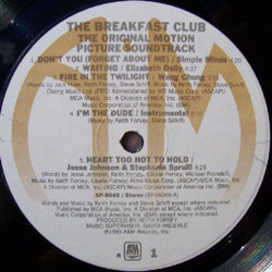The Breakfast Club 声带 (Various Artists, Keith Forsey) - CD-镶嵌