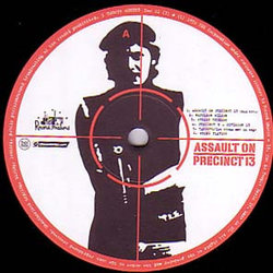 Assault on Precinct 13 サウンドトラック (John Carpenter) - CDインレイ