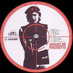 Assault on Precinct 13 サウンドトラック (John Carpenter) - CDインレイ