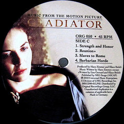 Gladiator Soundtrack (Lisa Gerrard, Hans Zimmer) - cd-inlay