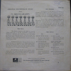 Navrang サウンドトラック (Various Artists, C. Ramchandra, Bharat Vyas) - CD裏表紙