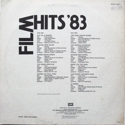 Film Hits '83 Soundtrack (Various Artists) - CD Back cover