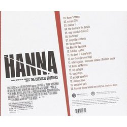 Hanna Trilha sonora (The Chemical Brothers) - CD capa traseira
