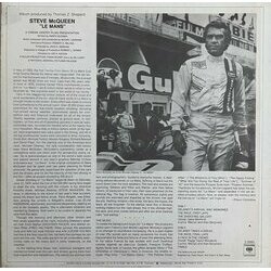 Le Mans サウンドトラック (Michel Legrand) - CD裏表紙