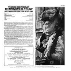 The Madwoman of Chaillot サウンドトラック (Michael J. Lewis) - CD裏表紙