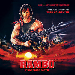 Rambo: First Blood Part II サウンドトラック (Jerry Goldsmith) - CDカバー