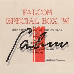 Falcom Special Box '93 Colonna sonora (Falcom Sound Team jdk) - Copertina del CD