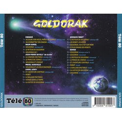Goldorak Ścieżka dźwiękowa (Various Artists) - Tylna strona okladki plyty CD