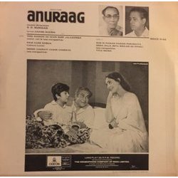 Anuraag Soundtrack (Anand Bakshi, Sachin Dev Burman, Kishore Kumar, Lata Mangeshkar, Mohammed Rafi) - CD Back cover