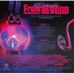From Beyond Soundtrack (Richard Band) - CD Back cover