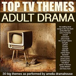 Top TV Themes Adult Drama Colonna sonora (Various Artists, Amelia Dramahouse) - Copertina del CD
