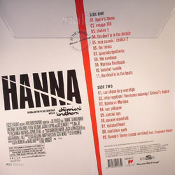 Hanna サウンドトラック (Tom Rowlands, Ed Simons) - CD裏表紙