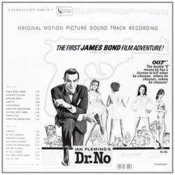 Dr. No Trilha sonora (John Barry, Monty Norman) - CD capa traseira
