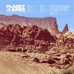Planet of the Apes Trilha sonora (Jerry Goldsmith) - CD capa traseira