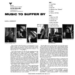 Music To Suffer By Ścieżka dźwiękowa (Leona Anderson, Various Artists) - Tylna strona okladki plyty CD