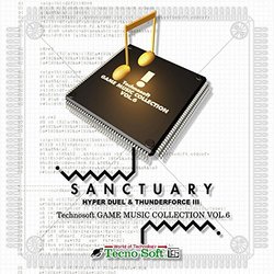 Sanctuary Hyper Duel & Thunderforce III Trilha sonora (Technosoft ) - capa de CD