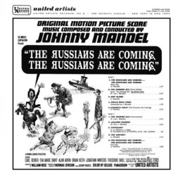 The Russians are Coming! The Russians are Coming! Bande Originale (Johnny Mandel) - CD Arrière