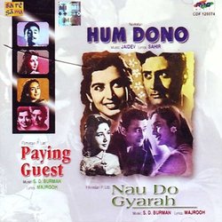 Hum Dono / Paying Guest / Nau Do Gyarah Soundtrack (Various Artists, Sachin Dev Burman, Sahir Ludhianvi, Majrooh Sultanpuri, Jaidev Verma) - CD-Cover