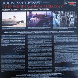 The Star Wars Trilogy Soundtrack (John Williams) - CD Back cover