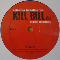 Kill Bill Vol. 1 サウンドトラック (Various Artists,  RZA) - CDインレイ