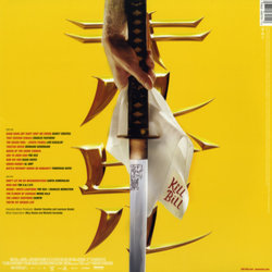 Kill Bill Vol. 1 Ścieżka dźwiękowa (Various Artists,  RZA) - Tylna strona okladki plyty CD