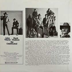 The Undefeated / How the West Was Won Soundtrack (Hugo Montenegro, Alfred Newman) - CD Back cover