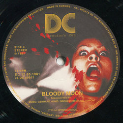 Bloody Moon サウンドトラック (Gerhard Heinz) - CDインレイ