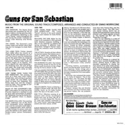 Guns for San Sebastian Soundtrack (Ennio Morricone) - CD Back cover