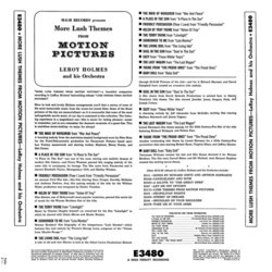 More Lush Themes from Motion Pictures Soundtrack (Various Artists, Leroy Holmes ) - CD Back cover