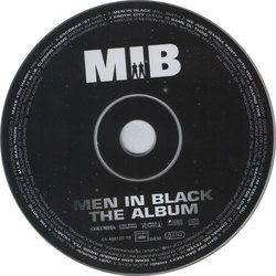 Men in Black サウンドトラック (Various Artists, Danny Elfman) - CDインレイ