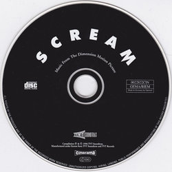 Scream サウンドトラック (Various Artists, Marco Beltrami) - CDインレイ