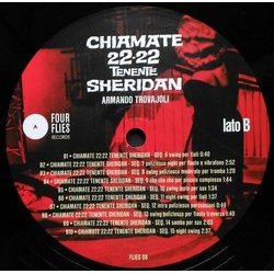 Chiamate 22-22 Tenente Sheridan サウンドトラック (Armando Trovajoli) - CDインレイ