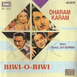 Dharam Karam / Biwi O Biwi サウンドトラック (Various Artists, Rahul Dev Burman, Nida Fazli, Vithalbhai Patel, Majrooh Sultanpuri) - CDカバー