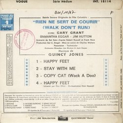Rien ne sert de courir Trilha sonora (Quincy Jones) - CD capa traseira